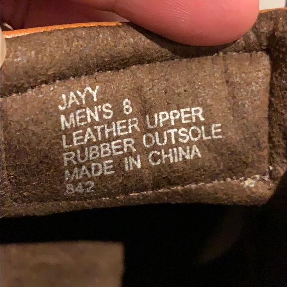 Leather brown ankle boots - Picture 5 of 5